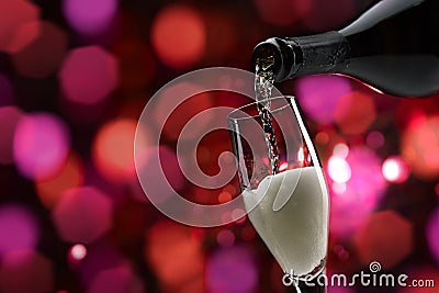 Wine tasting and celebration Stock Photo