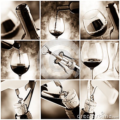Wine tasting Stock Photo