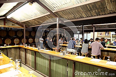 Wine Tasting Tour @ Hunter Valley Australia Editorial Stock Photo