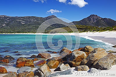 Wineglass bay Stock Photo