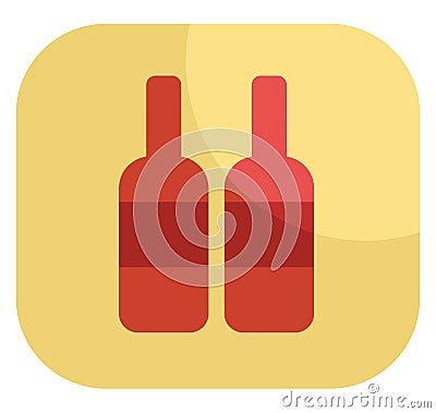 Winemaking hobbie, icon Vector Illustration