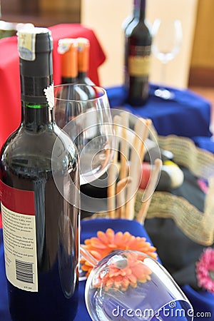 Wines Market Stock Photo