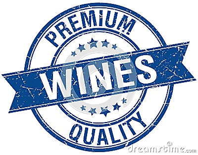 wines stamp Vector Illustration