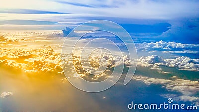 Airplane, Flying, Air Vehicle, Commercial Airplane, Mode of Tran Stock Photo