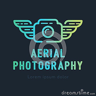 Wing-camera-logo copy Vector Illustration