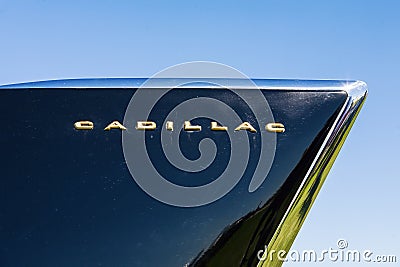 Wing on a classic Cadillac Editorial Stock Photo