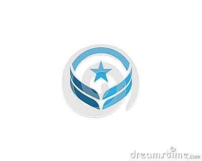 Wing Logo Template Vector Illustration