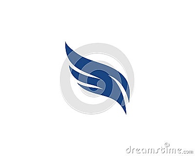 Wing Logo Template vector icon design vector Vector Illustration