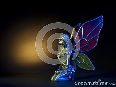 Winged Fairy Stock Photo