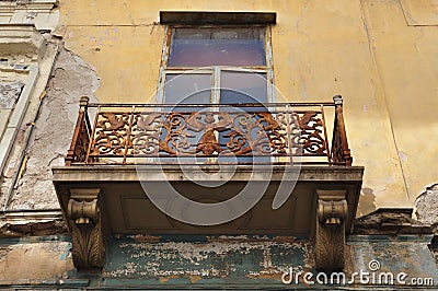 Winged female figure Stock Photo