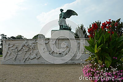 Winged Statue Stock Photo