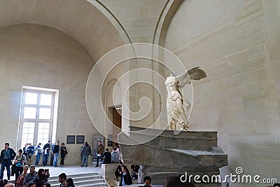 Winged Victory of Samothrace Editorial Stock Photo