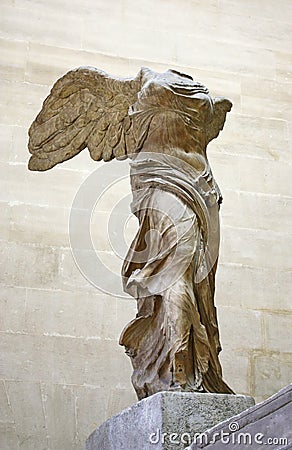 Winged Victory of Samothrace Editorial Stock Photo