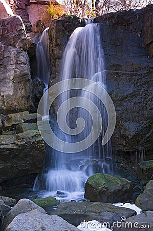 Winnewissa Falls at Pipestone Stock Photo