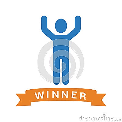 Winning icon Vector Illustration