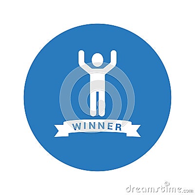 Winning icon Vector Illustration