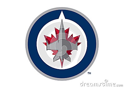 Winnipeg Jets Logo Editorial Stock Photo