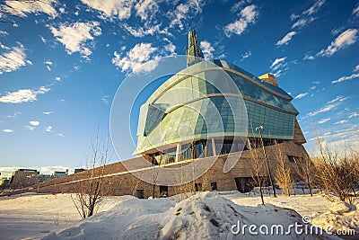 Winnipeg museum Editorial Stock Photo