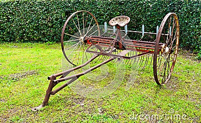 Winnowing Machine Stock Photo