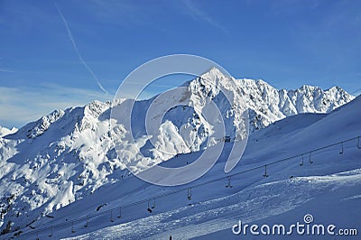 Winter alpes Stock Photo