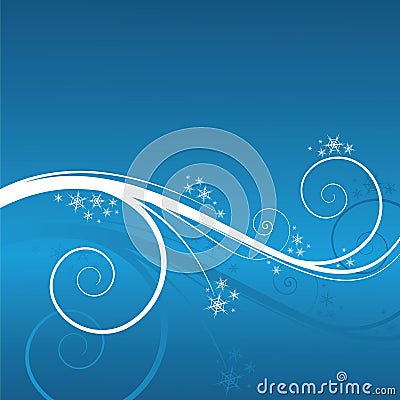 Winter background Vector Illustration