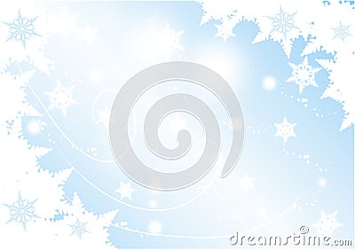 Winter background Vector Illustration