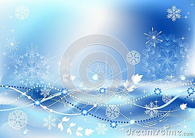 Winter background. EPS10. Vector Illustration