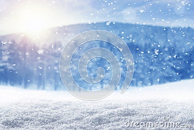 Winter background Stock Photo