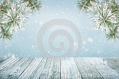 Winter background snow Stock Photo