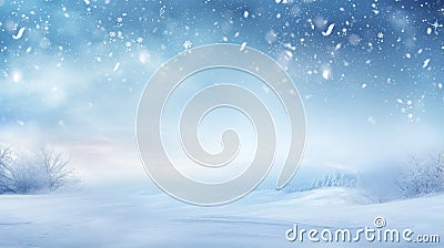 Winter background of snow forest. Fir trees covered with snow on frosty morning. Beautiful winter.Winter background with Stock Photo