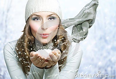 Winter Beauty Stock Photo