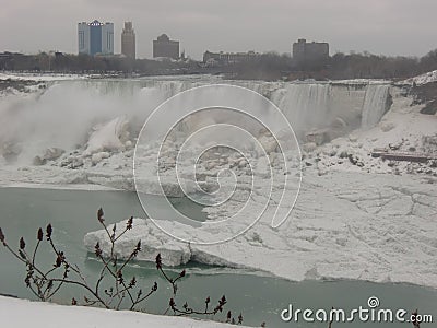 Niagara Falls Ontario Canada in the winter Editorial Stock Photo