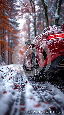 Winter car check Vehicle maintenance essentials for cold weather reliability Stock Photo