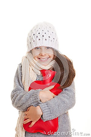 Winter child Stock Photo