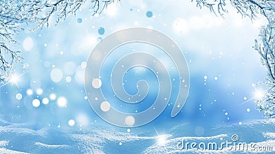 Winter christmas background Stock Photo