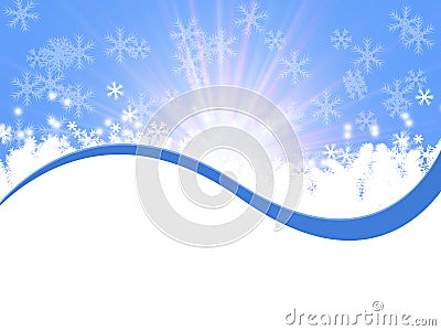 Winter delightful snowfall Colorful elegant on abstract background Stock Photo