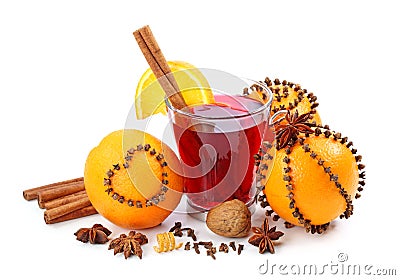 Winter drink Stock Photo