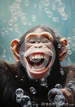 Animals primate monkey mammal macaque nature Stock Photo