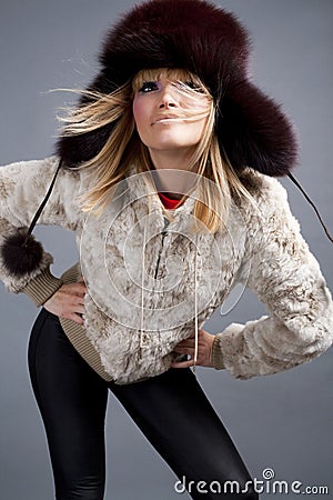 Winter fashion Stock Photo