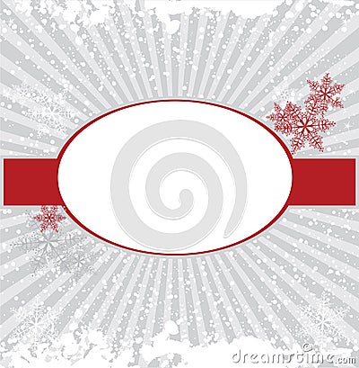 Winter frame Vector Illustration