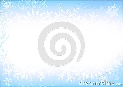 Winter frame Vector Illustration