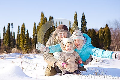 Winter fun Stock Photo