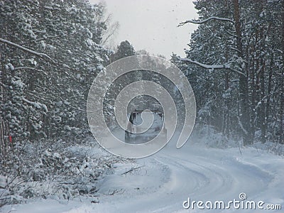 Winter has shortest days, longest nights and lowest temperatures than all other seasons . Stock Photo