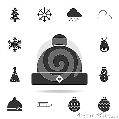 Winter hat icon. Detailed set of web icons. Premium quality graphic design. One of the collection icons for websites, web design, Stock Photo