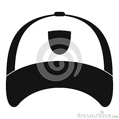 Winter hat icon, simple style Vector Illustration