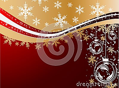 Winter holiday background Vector Illustration