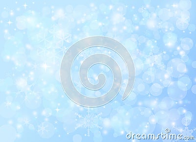 Winter Holiday christmas snow falling abstract background Stock Photo