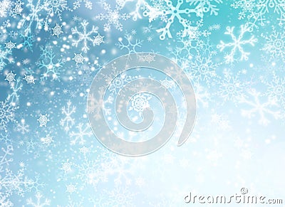 Winter Holiday Snow Background Stock Photo