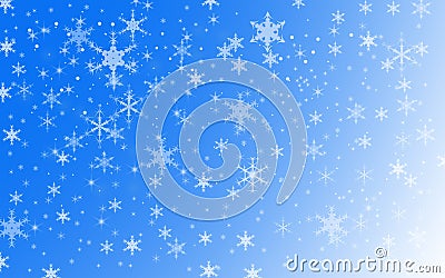 Winter Holiday Snow Background Stock Photo