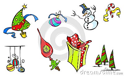 Winter Icon Color 1 Stock Photo